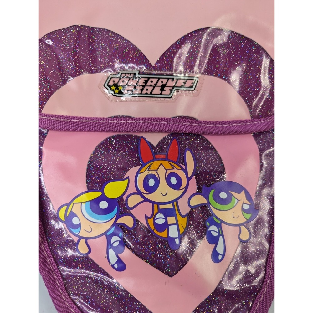 Powerpuff‎ Girls Purse Purple 13 Inch Cartoon Network READ - Picture 2 of 10